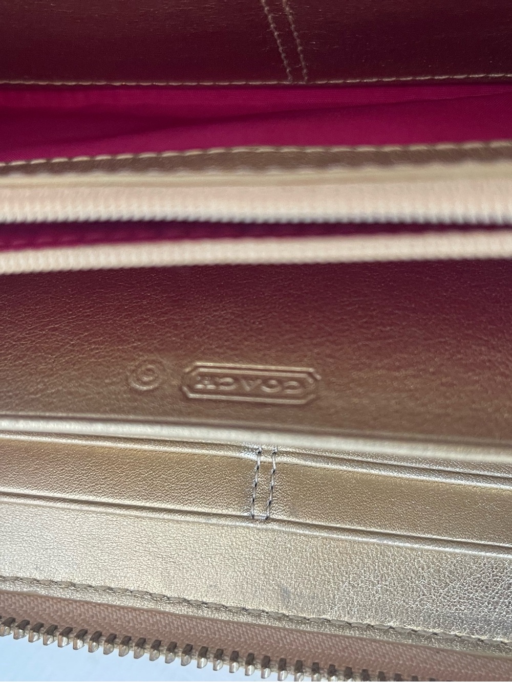 Coach Heritage Stripe Tattersall Plaid Wallet - Picture 8 of 12